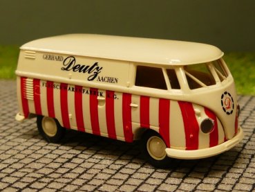 1/87 Brekina # 1223 VW T1 b Kasten Deutz Fleischwaren Sondermodell Reinhardt