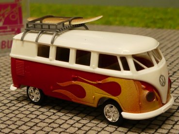 1/87 Brekina # 2016 VW T1 b Raspberry Split Sondermodell Reinhardt