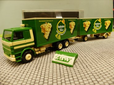 1/87 Herpa Scania 142 Badischer Wein Koffer HZ #742