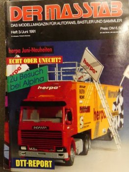 Herpa Der Masstab 1991/3 Juni