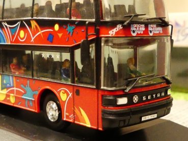 Preview: 1/87 Herpa Setra 228 DT Bur Busse mit Personen 174633