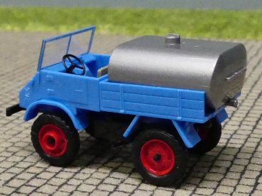 1/87 Epoche Unimog 411 Sprengwagen blau 20411