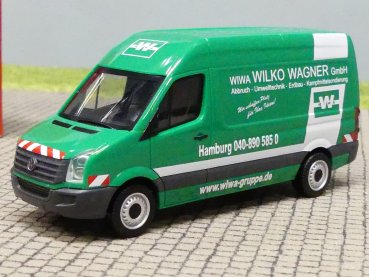 1/87 Herpa VW Crafter Kasten HD Wilko Wagner Hamburg 095051