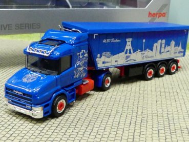 1/87 Herpa Scania T Hauber Günter Klüsener Kipp-Sattelzug 945718