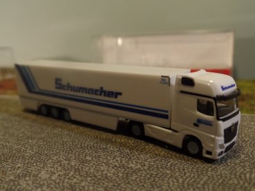 1/160 Herpa MB Actros Schumacher Koffer-Sattelzug N-Spur 066501