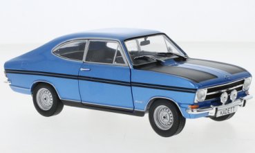 1/24 WhiteBox Opel Kadett B Rallye blaumetallic/schwarz WB124106-O