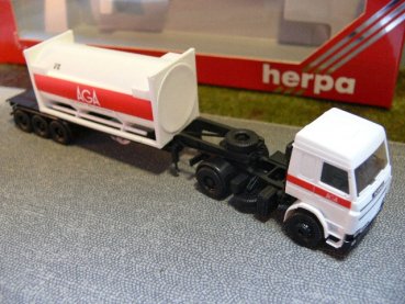 1/87 Herpa Scania 143 AGA Schweden S Tank Container-SZ 821002