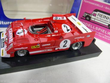 1/43 Brumm V4704 Alfa Romeo 33TT12 1. 1000km Spa 1975 Pescarolo-Bell