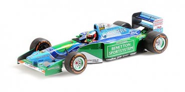 1/18 Minichamps Benetton B194 Mick Schumacher Demonstration Run Belgian GP 2017
