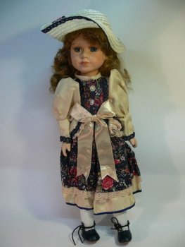 Porzellan Puppe ca.40 cm  #2