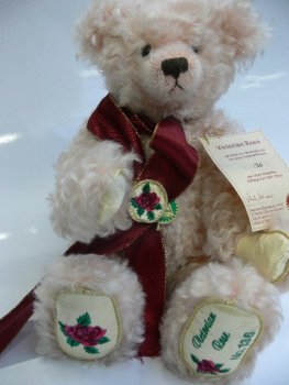 HC 218 Hermann Coburg Teddy Victoria Rose Mohair/Holzwolle