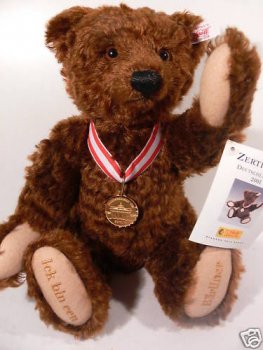 ST 101 Steiff Bärliner Deutschlandbär 2001 Berlin 32cm Mohair 670961