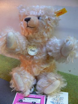 ST 166 Steiff Classic Teddybär 28 cm mit Stimme aus Mohair 005015