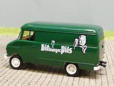 1/87 Brekina Opel Blitz 1959 Bitburger Pils mit Kopf 93582
