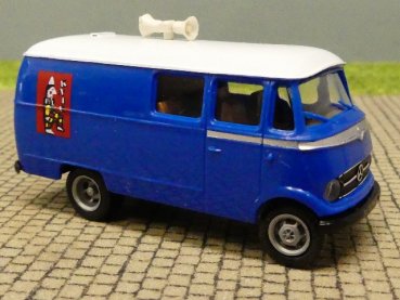 1/87 Brekina MB 319 Circus Knie Kasten blau schwarz CH