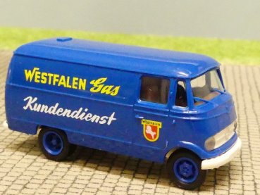 1/87 Brekina MB 319 WESTFALEN GAS Kundendienst, Kasten