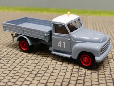 1/87 Brekina Hanomag L 28 blaugrau #41 Pritsche