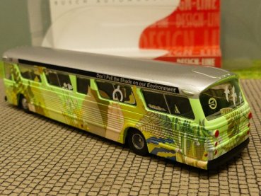 Preview: 1/87 Busch Fishbowl Edmonton Amerikanischer Bus 44533