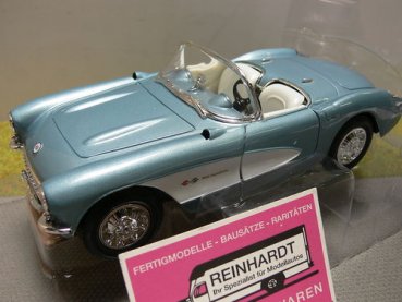 1/24 Yat Ming Chevrolet Corvette 1957 metallicblau