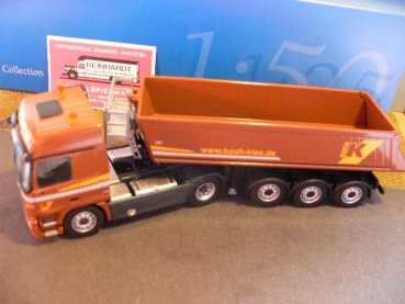 1/50 Conrad MB Actros MP3 Koch und Kies Kippauflieger-Sattelzug 72202/06