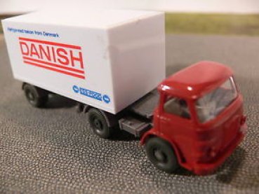 1/87 Wiking MAN DANISH Food DK Sattelzug weiß 577 1