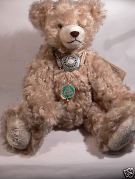 HC 132 Hermann Coburg Egypta Music Bear mit Musikwerk (Triumphmarsch)ca. 37 cm