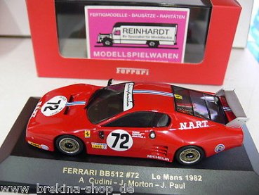 1/43 Ixo Ferrari BB512 #72 Le Mans 1982 FER016