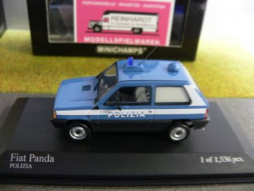 1/43 Minichamps Fiat Panda 1980 Polizia