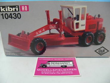 1/87 Kibri O&K Grader G16-8 rot/weiß 10430