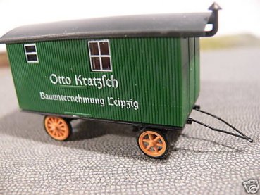 1/87 Epoche Bauwagen Otto Kratzsch Bauunterne. Leipzig grün SO