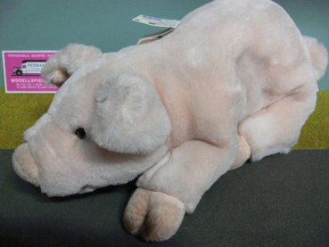 H 23 Hermann Teddy 2000 Glücksschwein 2000 ca. 39 cm mit Watte-Granulatfüllung