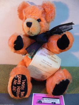 HC 229 Hermann Coburg Teddy Bear goes Halloween ca.30 cm wie Abbildung!