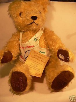 HC 10 Hermann Coburg Woodstock Bear 40 cm zur Erinnerung an die wilden 68er *