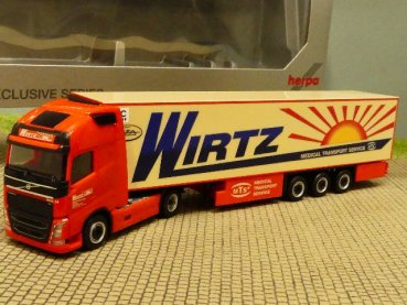 1/87 Herpa Volvo FH Gl XL Wirtz Kühlkoffer Sattelzug 917247