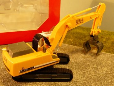 1/87 Herpa Liebherr Raupenbagger 954 Litronic mit Sortiergreifer 308908