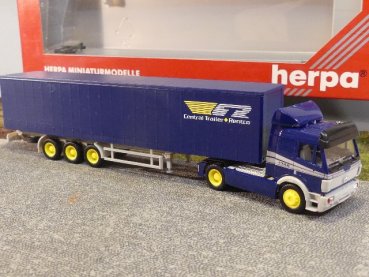 1/87 Herpa MB SK CTR Schiebeplanen Sattelzug 141949