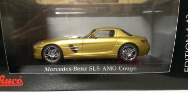 1/43 Schuco MB Mercedes-Benz SLS AMG C197 goldmetallic 450741400