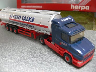1/87 Herpa Scania Hauber '04 Jumbotank-Sattelzug Alfred Talke 150835 E