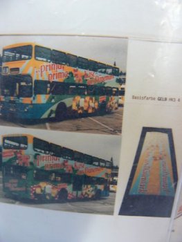 1/87 Stettnisch Decals BVG Käse aus Dänemark ..prima (für MAN SD 200) #0124