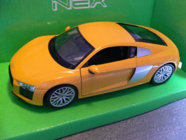 1/24 Welly Audi R8 V10 gelb 2016 24065