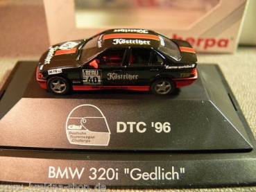 1/87 Herpa BMW 320i Gedlich Beru #40 DTC 1996 037075