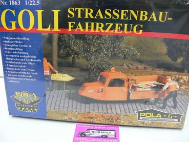 1/22,5 POLA 1863 für LGB Goli Straßenbau Fahrzeug