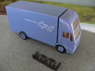1/87 Herpa MB Schweizer Fernsehen TV Koffer-LKW