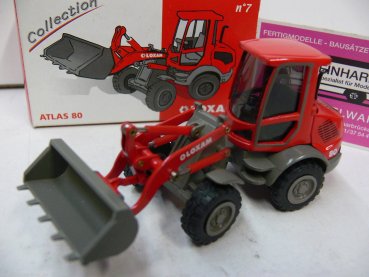 1/50 NZG Atlas 80 Radlader Loxam rot