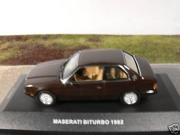 1/43 IXO Maserati Biturbo 1982 braun