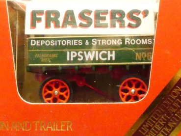 Yesteryear Y 27 Foden C Type Wagon 1922 Frasers + Anhänger