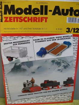 Modell Auto Zeitschrift MAZ 2013/3 März 2013