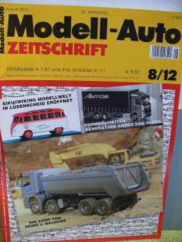 Modell Auto Zeitschrift MAZ 2012/8 August 2012