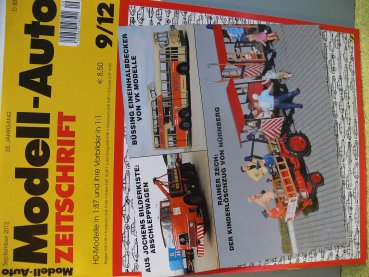 Modell Auto Zeitschrift MAZ 2012/9 September 2012