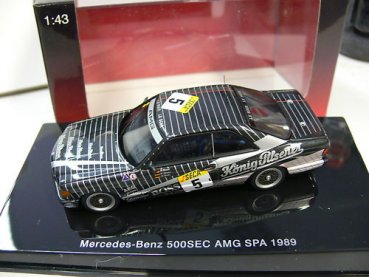1/43 AUTOart MB 500 SEC W126 AMG SPA 1989 #5 Heyer 68931